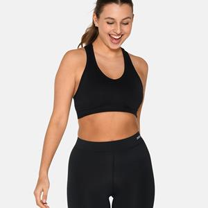 Zebdia Seamless SportBH, Kleur: Zwart