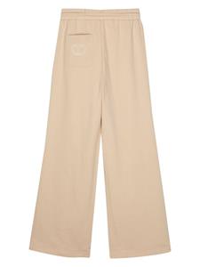 TWINSET Trainingsbroek met geborduurd logo - Beige