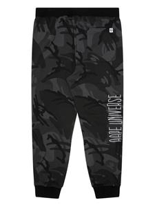AAPE BY *A BATHING APE Trainingsbroek met camouflageprint - Zwart
