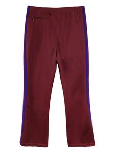 Needles two-tone velour track pants - Rood