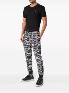 Philipp Plein Trainingsbroek met monogram - Zwart