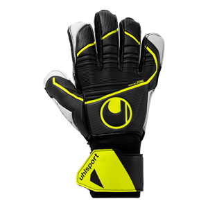 Uhlsport Soft Flex Frame JR Black Fluo Yellow - Keepershandschoenen - Maat 7