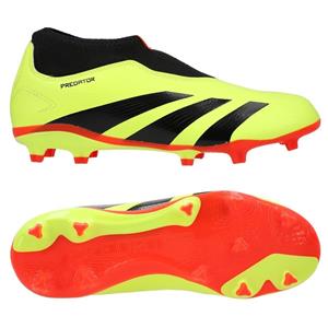 Adidas Predator League Laceless FG Energy Citrus - Geel/Zwart/Rood Kids