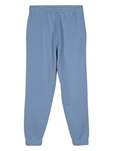 Maison Kitsuné Fox-appliqué cotton track pants - Blauw