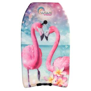 Merkloos Flamingo speelgoed bodyboard 83 cm -