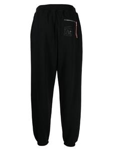 Aries Broek met logoprint - Zwart