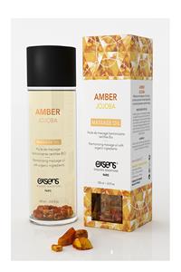 Exsens Organische massageolie met steentjes (jojoba & amber)