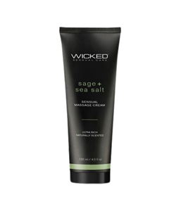 Wicked - Sage + Sea Salt - Massagecrème - 120 ml