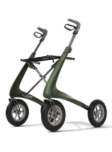 Carbon Overland Rollator metallic-grün