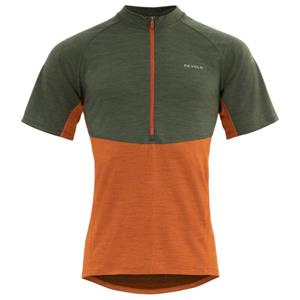 Devold  Standal Merino Tee Zip Neck - Fietsshirt, olijfgroen