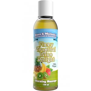 Erotic Treasure Vince - Michael's Fizzy Tropical Wine Delight Warming Massage- 150 ML