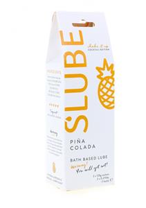 Erotic Treasure Slube - Massage en Glijmiddel Pina Colada - klein verpakking