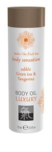 Shiatsu  Eetbare Body Oil - Groene Thee & Mandarijn