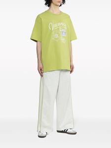 FIVE CM wide-leg cotton track pants - Grijs