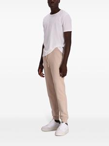 Karl Lagerfeld Ikonik Karl cotton track pants - Beige