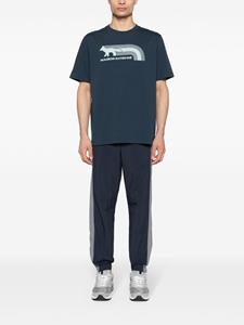 Maison Kitsuné colour-block track pants - Blauw