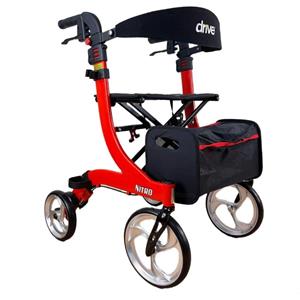 Drive Devilbiss Rollator Nitro - Small (1,50m tot 1,60m) | Rood