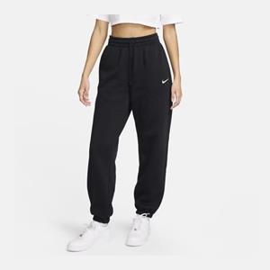 Nike Trainingsbroek Phoenix Fleece Oversized - Zwart/Wit Dames