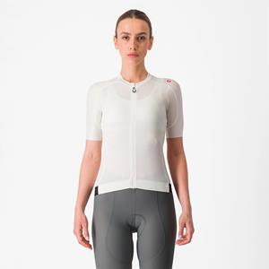 Castelli Espresso fietsshirt korte mouw wit dames
