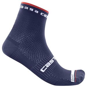 Castelli Fietssokken Rosso Corsa 9 fietssokken, voor heren