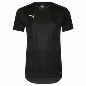 Puma Stadion Korte Mouw V-Hals Zwart Heren T-shirt 702064 03