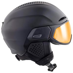 Alpina Alto Q-Lite Visier Skihelm 51-55 cm, 33 black matt gold))