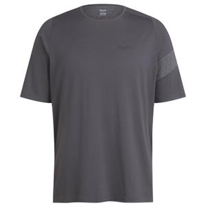 Rapha  Trail Merino Short Sleeve T-Shirt - Fietsshirt, blauw/grijs