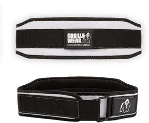 4 Inch Dames Lifting Belt - Zwart/Wit