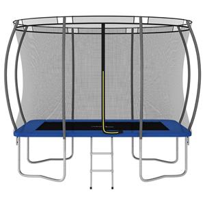 vidaXL Trampolineset rechthoekig 150 kg 274x183x76 cm