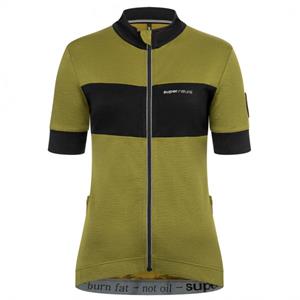 Super.Natural  Women's Grava Jersey - Fietsshirt, olijfgroen