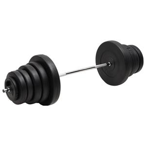 vidaXL Halter met gewichten 90 kg