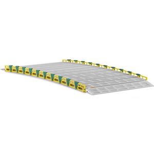MSW Aluminium oprijplaat - draagbaar - 500 kg - 1965x 914 mm