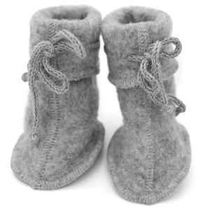  Baby-Schühchen mit Bändel - Overschoenen, grijs