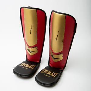 Everlast Prospect Jeugd Scheenbeschermers - Rood/Goud/M