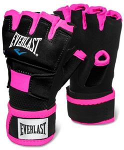 Evergel Hand Wraps - Zwart/Roze/L