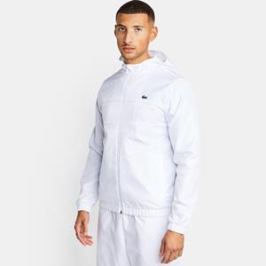 Lacoste Diamond Weave Hooded Trainingspakken Heren - Wit - 