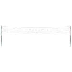 vidaXL Badmintonset met 4 rackets en net 620x151 cm