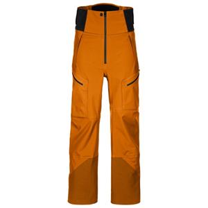 Ortovox  3L Guardian Shell Pants - Skibroek, oranje/bruin