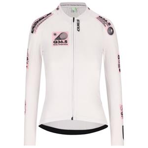 Q36.5  Women's Gregarius Hybrid Light Retrofuture Long Sleeve Jersey - Fietsshirt, wit