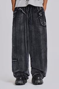 Jaded Man Crease Velour Monster Joggers