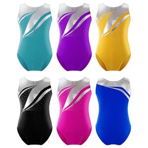 Eendelige meisjes gymnastiektraining turnpakje danskleding kinderen ballerina bodysuit