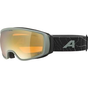 Alpina Jack Planet Q-Lite Skibrille 871 willow/green matt, Scheibe: Quattroflex Lite green S2))