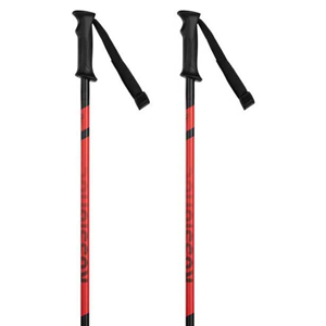 Rossignol Tactic skistokken zwart/rood, 120 cm