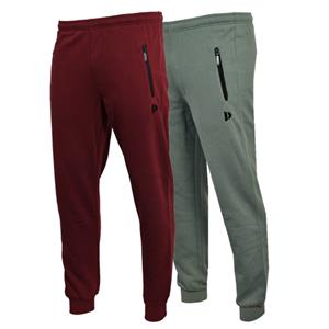 Donnay Donnay Heren - 2-Pack - Joggingbroek Jack - Burgundy & Jungle Green
