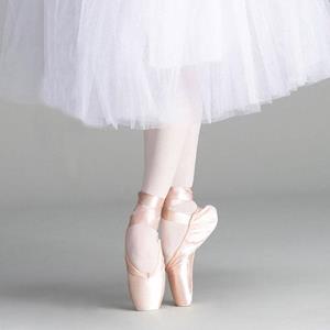 Party&Festival Supplies Professionele dames balletoefeningen Pointe platte zool dansschoenen met linten 35