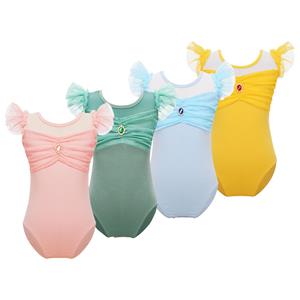 HULIJA Gymnastiek Turnpakje voor Meisjes Atletische Dans Unitards Ballerina Outfits Ballet Dancewear Tank Jumpsuit 3-4 Years roze