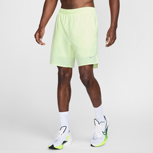 Nike Challenger Dri-FIT 2-in-1 hardloopshorts voor heren (18 cm) - Geel