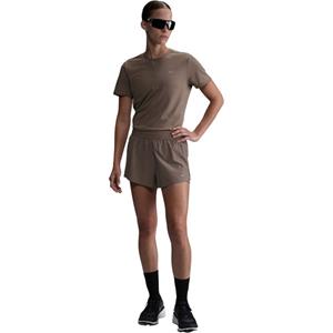 Nike Swift Dri-FIT 2-in-1 hardloopshorts met halfhoge taille voor dames - Bruin