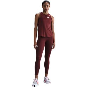 Nike One Dri-FIT hardlooptanktop voor dames - Rood