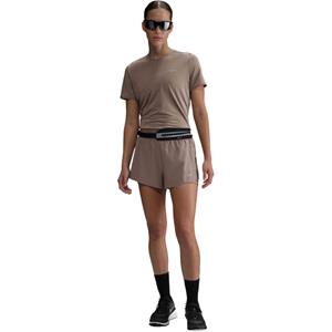 Nike Swift Dri-FIT hardlooptop met korte mouwen voor dames - Bruin